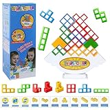 Fizdoqg Tetris Balance Spielzeug, Kreative Stapelspiel Spielzeug, Balance Spielzeug Tower Game, Tetris Spiel Stapeln Spielzeug für Kinder bausteine balancespiel für Jungen und Mädchen ab Jahre 3+