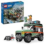 LEGO City Offroad Geländewagen - Bauspielzeug Set für Jungen und Mädchen ab 6 Jahren - Geschenk zum Geburtstag oder für Feiertage - Inkl. Abenteurer Minifigur und Zubehör 60447