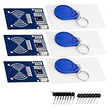 AZDelivery 3 x RFID Kit RC522 mit Reader, Chip und Card 13,56MHz SPI kompatibel mit Arduino und Raspberry Pi inklusive E-Book!