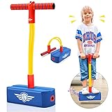 Toyzey Pogo Stick für Kinder,Spielzeug ab 3 4 5 6 7 8 9 10 11 12 Jahre Jungen Spielzeug für draußen ab 3-8 Jahren Geschenke für Kinder 8-12 Jahre Geschenk Jungen 3-12 Jahre Weihnachts Geschenke