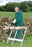 ATIKA Metall Sägebock Holzschneidebock Sägehilfe Holzsägebock