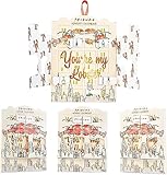 Friends Adventskalender 2023 | Weihnachts-Countdown-Kalender für Frauen, Kinder und Jugendliche | inklusive 1 Halskette, 1 Armbandkette und 22 Charms