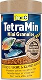 TetraMin Mini Granules - langsam absinkendes Fischfuter für kleine Zierfische wie z.B. Salmler und Barben, 100 ml Dose