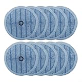 HomeVortex Ersatz-Mopp-Pads, für Electrolux UltimateHome 900 schnurlosen Staubsauger und UltimateHome 700 Handstab, waschbare Bodenreinigungstücher für AEG 8000 Modelle ZE158 AZE157 AZE159 (10 Stück)