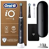 Oral-B iO Series 5 Plus Edition Elektrische Zahnbürste/Electric Toothbrush, PLUS 3 Aufsteckbürsten inkl. Whitening, Magnet-Etui, 5 Putzmodi, recycelbare Verpackung, Geschenk Mann/Frau, black