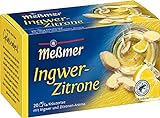 Meßmer Ingwer-Zitrone | 20 Teebeutel | Vegan | Glutenfrei |...