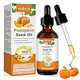 Kürbiskernöl für das Haarwachstum, Haarstärkungsöl für gesundes Haarwachstum, Pumpkin Seed Oil Stimulieren Durchblutung der Kopfhaut, Massageöl für den Körper – 60ml