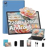 GOODTEL 11 Zoll Android 15 Tablet, 16GB RAM + 256GB ROM, WiFi 6, 10000mAh Akku, 2176x1600 Auflösung, Blaue Eva-Schutzhülle