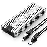 Inateck NVMe M.2 USB 3.2 Festplattengehäuse mit Kühlkissen...