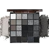Schwarz Lidschatten Puder Shaimmer Matte Palette Nicht-Atmung Augen Make-up Professionelle Rauchig Palette Glitter Lidschatten Kit Dramatische Augen Make-up Kühlen Schatten Schatten Dunkler Ton