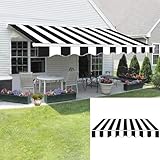 Ausziehbarer Sonnenschutz, Ersatzstoff, wasserdicht, für Deck, mehrere (3,9 x 2,4 m) – UV-Schutzabdeckung für den Außenbereich