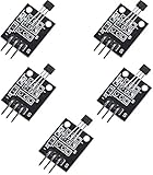 ARCELI 5Pcs Hall Effekt KY-003 Magnetisches Sensormodul DC 5V Für Arduino PIC AVR Smart Cars