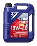 LIQUI MOLY Touring High Tech 15W-40 | 5 L | mineralisches Motoröl | Art.-Nr.: 1096, farblos