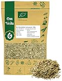 BIO Olivenblätter Tee | Olivenblättertee mit mild-herbem Geschmack | geschnitten und getrocknet | Hochwertig & Naturbelassen | Perfekt für Tee & Gewürzmischungen | OmVeda (200g)