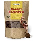 Radical Qualitäts Bloody Chicken Ø 20mm Boilies Angelköder Karpfenangeln Karpfen Zubehör, Rot