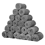 Shineboc Stahlwolle Gegen Mäuse, 20 Rollen 0 Steel Wool Wirksam für Löcher, Wand Risse, Nagerstop - Mäuseabwehr für Haus, Garage und Garten