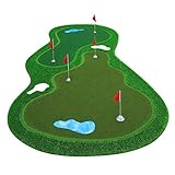 Golf Putting Green Indoor Outdoor, professionelle Golf Putting Mat Große Praxis Herausforderndes Putter Golf Training Aids System