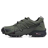 Wanderschuhe Herren Atmungsaktiv Leichte Trekkingschuhe Herren rutschfeste Bequeme Outdoor Schuhe Herren für Sport Fitness Trekking-& Wanderhalbschuhe (Es wird empfohlen, eine Nummer größer zu kaufen)