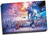 Star Wars Kunstdruck / Leinwanddruck, komplette...