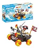 PLAYMOBIL | Fun Stars | Rasendes Piratenboot | Spielzeug ab 4 Jahren | Geschenk für Kinder | Spielzeug Auto | Mit Rückzugmotor & Schießfunktion | 71720
