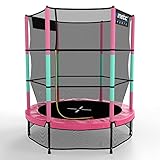 KINETIC SPORTS Kinder Trampolin 140 cm - Fun Jumper mit...