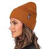 FURTALK Damen Cuffed Beanie Mütze Unisex weiche warme Strickmütze