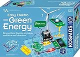 Kosmos 620684 Easy Elektro Green Energy, Erneuerbare Energie erzeugen speichern und einsetzen, Amazon Exclusive, Experimentierkasten für Kinder ab 8-12 Jahre zu Strom Erzeugung, ‎22.3 x 33 x 6.8 cm