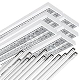 ELG Leuchten 6x LED Rasteranbauleuchte 150cm 2-flammig inkl. 12x 24 Watt 4000lm (6500K) (Tageslicht) 166 lm/W Daylight Büroleuchte Deckenleuchte Rasterleuchte optional Pendelleuchte