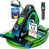 STEHMEYER® Pedaltrainer für Senioren Mini Heimtrainer Tischfahrrad | extra leiser & gelenkschonender Arm & Beintrainer mit Befestigungsband | Deskbike mit LCD-Display für Zuhause, Büro & Reha