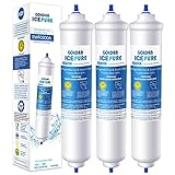 Wasserfilter Kühlschrank Ersatz für Samsung DA29-10105J DA29-10105J HAFEX/EXP, DA99-02131B, WSF-100, EF9603, HAIER LG Inline wasserfiter 3 Stück von GOLDEN ICEPURE RWF0300A (rechnung vorhanden)