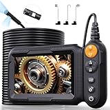 Dual Lens Endoskopkamera mit Licht 10M, Hopefox 5,0 Zoll IPS Bildschirm Inspektionskamera,1080P HD Digital Industrie Endoskop Kamera mit 8+1 LED Licht, 8mm IP67 Wasserdicht Rohrkamera Kanalkamera