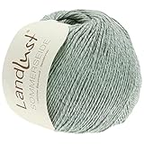 LANA GROSSA Landlust Sommerseide | Feines & leichtes Baumwoll-Seidengarn | Handstrickgarn aus 50% Seide & 50% Baumwolle | 50g Wolle zum Stricken & Häkeln | 170m Garn