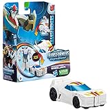 Transformers Spielzeug EarthSpark 1-Step Flip Changer Wheeljack, Action-Figur (10 cm), Roboterspielzeug für Kinder ab 6