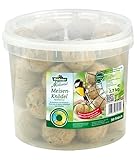 Dehner Natura Premium Meisenknödel ohne Netz, ganzjähriges Wildvogelfutter proteinreich / energiereich, hochwertiges Vogelfutter für Wildvögel, 30 Stück je 90 g (2.7 kg)