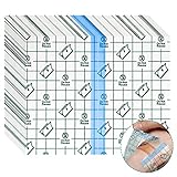 Duschpflaster, 20 Stück Folienverband, 12 x 15 cm Wasserdichtes Pflaster, Tattoo Aftercare Wasserdichte Klebebandage, Tattoo Folie Heilung, Transparent Bandage zum Antiallergisch, Sport, Duschen