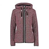 CMP Damen Jacquard wooltech Jacket Jacke, Sangria-b.Gips, 42