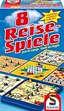 Schmidt Spiele 49102 - 8 Reise-Spiele, Spielesammlung, magnetisch, Bunt