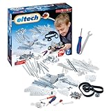 Eitech 00900 Metallbaukasten - Großes Erweiterungsset mit 380 Bauteilen, Modellbausatz für Kinder und Erwachsene, Bastelset Modellbau, Konstruktionsspielzeug