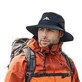 Comhats Wasserdichter Bucket Hat für kleine Köpfe, Outdoor-Hut zum Wandern, Golfen, Safari, Angeln, Wandern - Regenhüte - UPF 50+ Sonnenhut verstellbar, faltbar, Winddicht XXL Marineblau