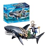 PLAYMOBIL | Pirates | Gefahr durch Riesenhai | Piratenspielzeug | Spielzeugfiguren | Spielzeug für Kinder ab 4 Jahren | 71793