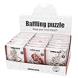 Gracelaza 24 Stück Entwirrung Puzzles Geduldspiele Set - Knobelspiele Kit - Magisches Spielzeug - Denksportaufgaben Metallpuzzle - Ideal Spielzeug und Geschenk für Junge und Mädchen