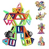 CASAMAA Magnetischer Baublock für Kinder, 108 Teile, Mini-Spiele, magnetisch, Lernspielzeug, kreativ, Geschenk zum Geburtstag, Party für die Kleinen