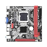 Docooler LGA 1155 Intel 3.°/2.° WiFi BT Mainboard Mini-ITX Desktop PCI-E 3.0 Hauptplatine für Home Office Gaming 2 * DDR3 16GB SATA3.0 100Mbps Fast Ethernet 4 * USB3.0