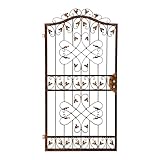 Rundbogen Gartentür Gartentor Rundbogentür Monaco-GT100/180S Premium Edel Rost