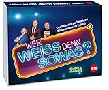 Wer weiß denn sowas? Tagesabreißkalender 2024. Kultiger Wissens-Kalender 2024 mit Kai Pflaume. Tischkalender, Abreißkalender für jeden Tag. Auch zum Aufhängen.