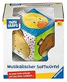 Ravensburger ministeps 4162 Musikalischer Softwürfel - Activity-Würfel mit Musik und Geräuschen, Motorikspielzeug, Baby Spielzeug ab 6 Monate