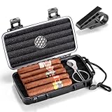 Marvero Portable Zigarren Humidor Case - Reise Zigarrenbox...
