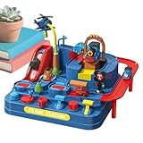 Autospur für Kinder – Dinosaurier-Spiel mit Schiebefahrzeug, Eisenbahn-Spielzeug mit Weihnachtsthema, für und Mädchen, Geburtstag, Zuhause, Schule, Boden, Spielzimmer