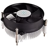 SilverStone SST-NT09-115X - Nitrogon Low Profile CPU-Kühler mit lautlos einstellbarem 80 mm-PWM-Lüfter für Intel Sockel