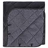 REDCAMP wasserdichte Camping Decke mit Sherpa-Futter, Thermo Groß Stadiondecke, Warm Outdoor Decke für Camping, Flugzeugreisen, Backpacking, Segeln, Reise, Terrasse und Heimnutzung, 200 x 150 cm